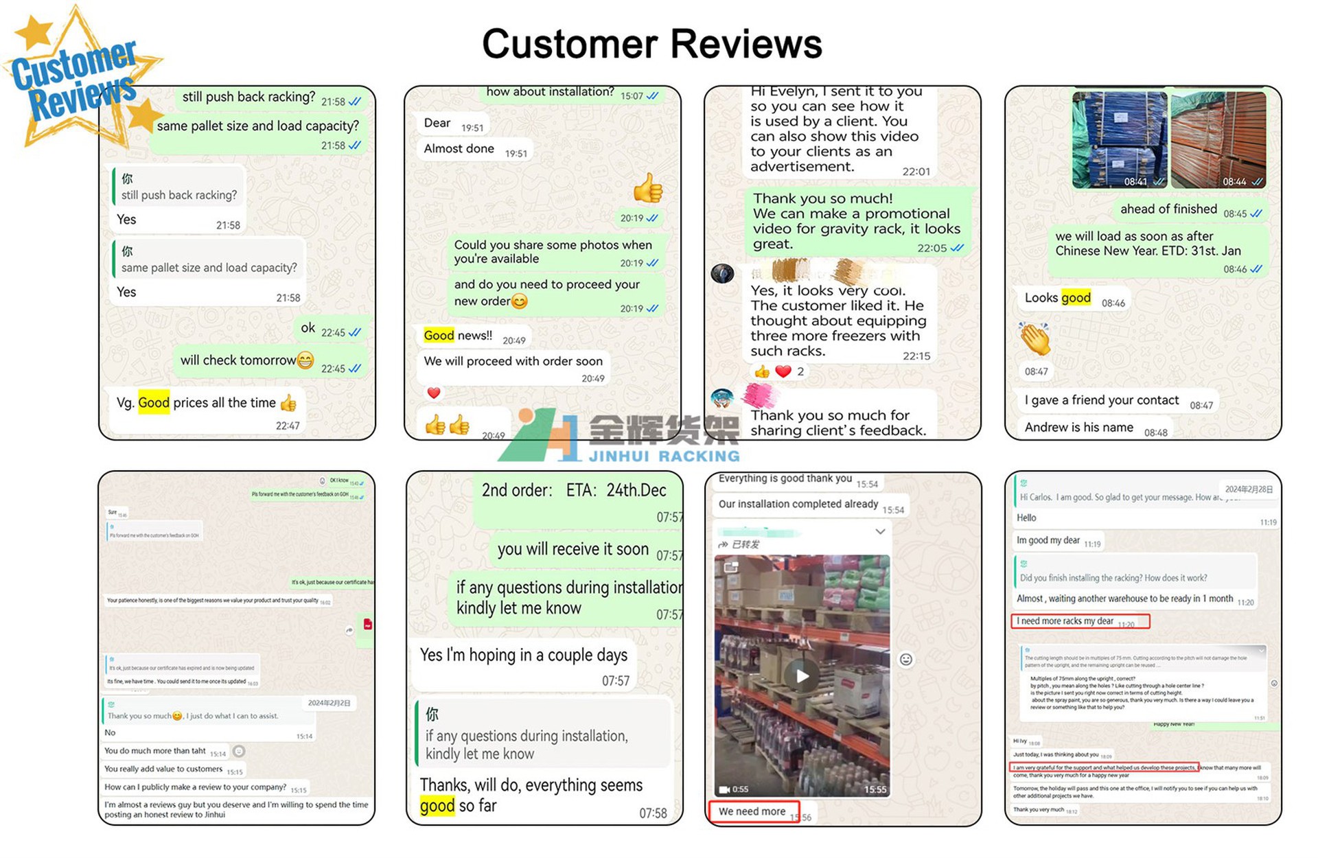 Customer Testimonials Customer Testimonials